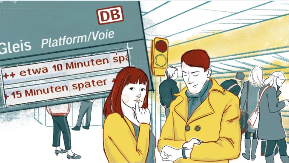 Plakatmotiv zu Dat Bahn-Chaos