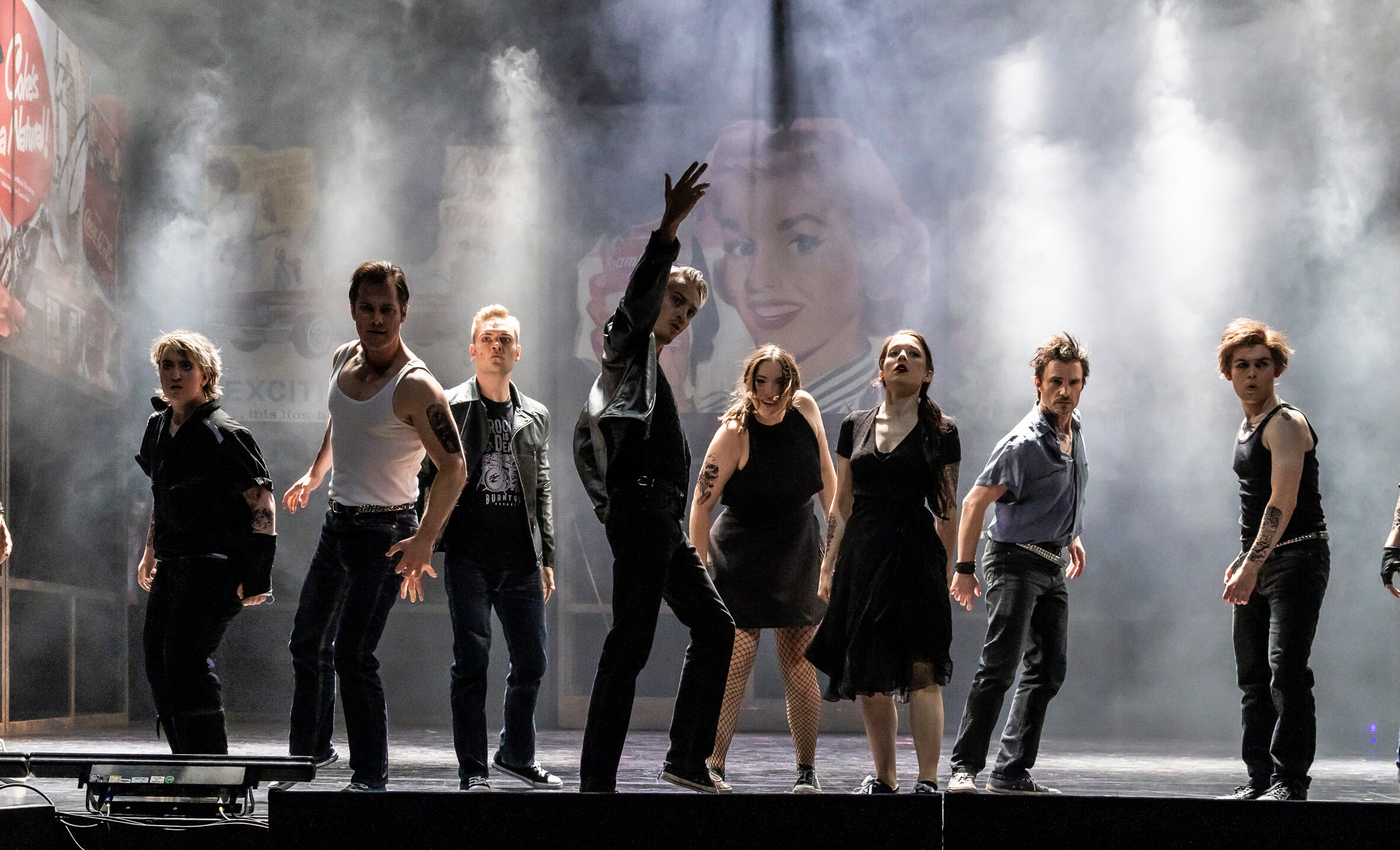 Schauspieler während einer Probe zu West Side Story im Jungen Theater Lüneburg